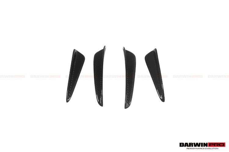 2016 - 2019 Porsche 911 991.2 Turbo S BKSS Style Carbon Fiber Front Canards