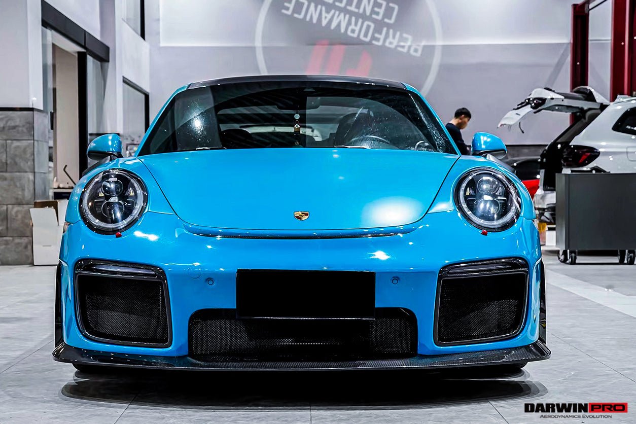2016 - 2019 Porsche 911 991.2 Carrera &Targa 4 & 4S GT2RS Style Partial Carbon Fiber Front Bumper