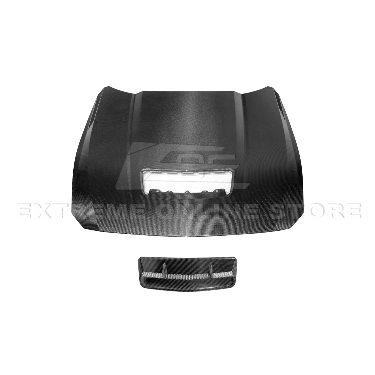 Ford Mustang S650 Factory Style EOS Performance Carbon Fiber Front Hood Vent Cover 2024-Present