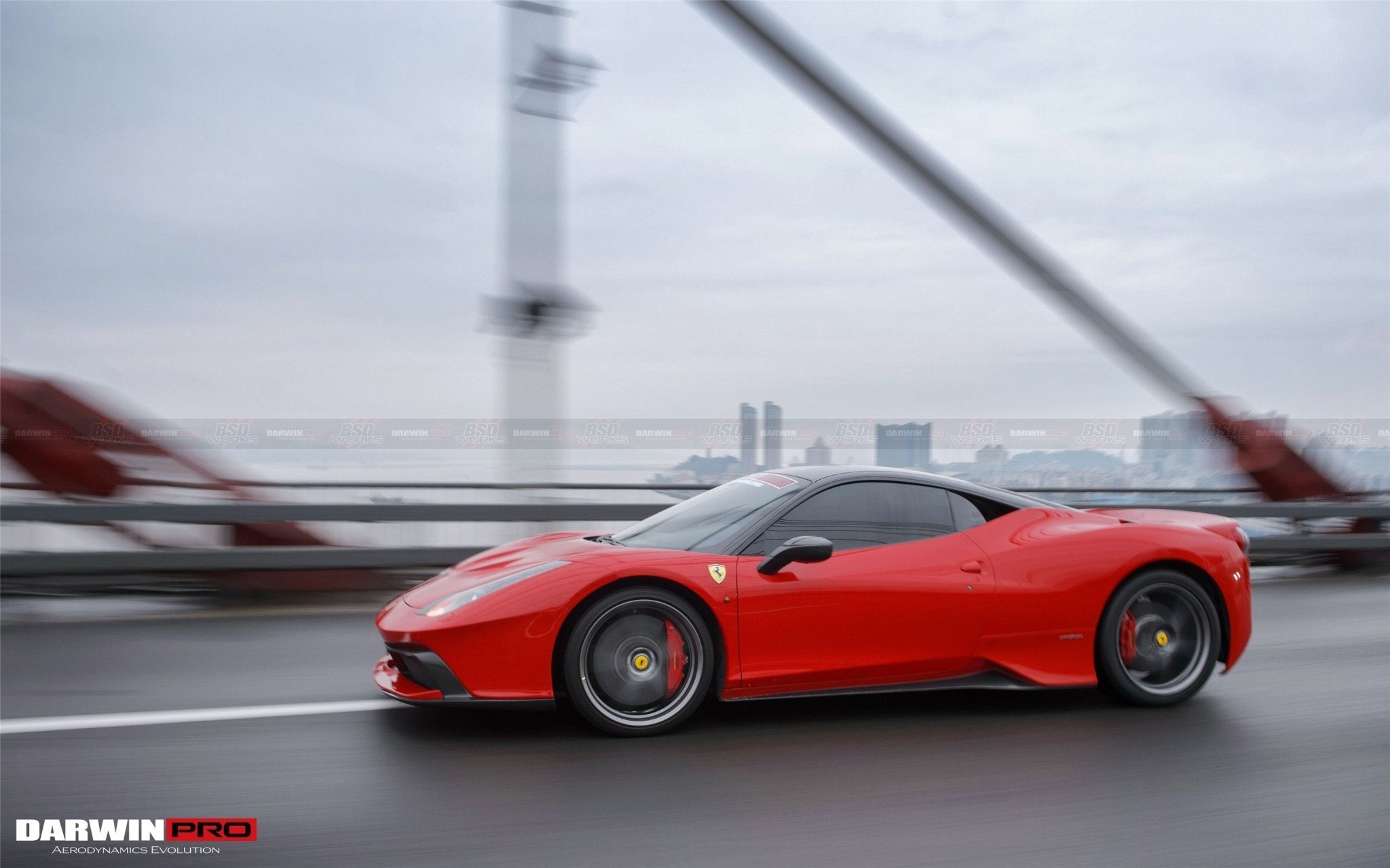 2010-2015 Ferrari 458 Coupe & Spyder BKSS Style Side Skirts