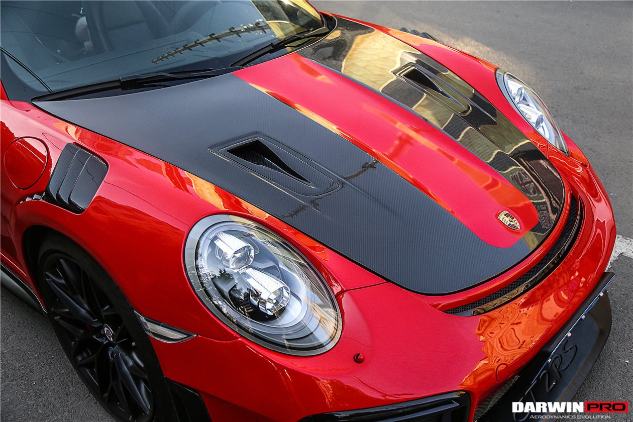 2016 - 2019 Porsche 911 991.2 Carrera /Targa 4/4S GT2RS Style Partial Carbon Fiber Fender