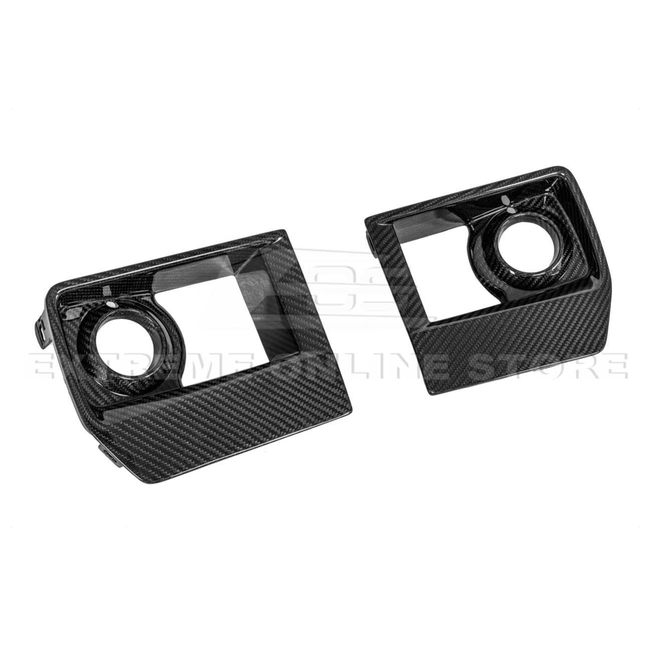 Cadillac CTS-V Sigma II Carbon Package Style Dry Carbon Fiber Front Fog Light Covers 2009-2015