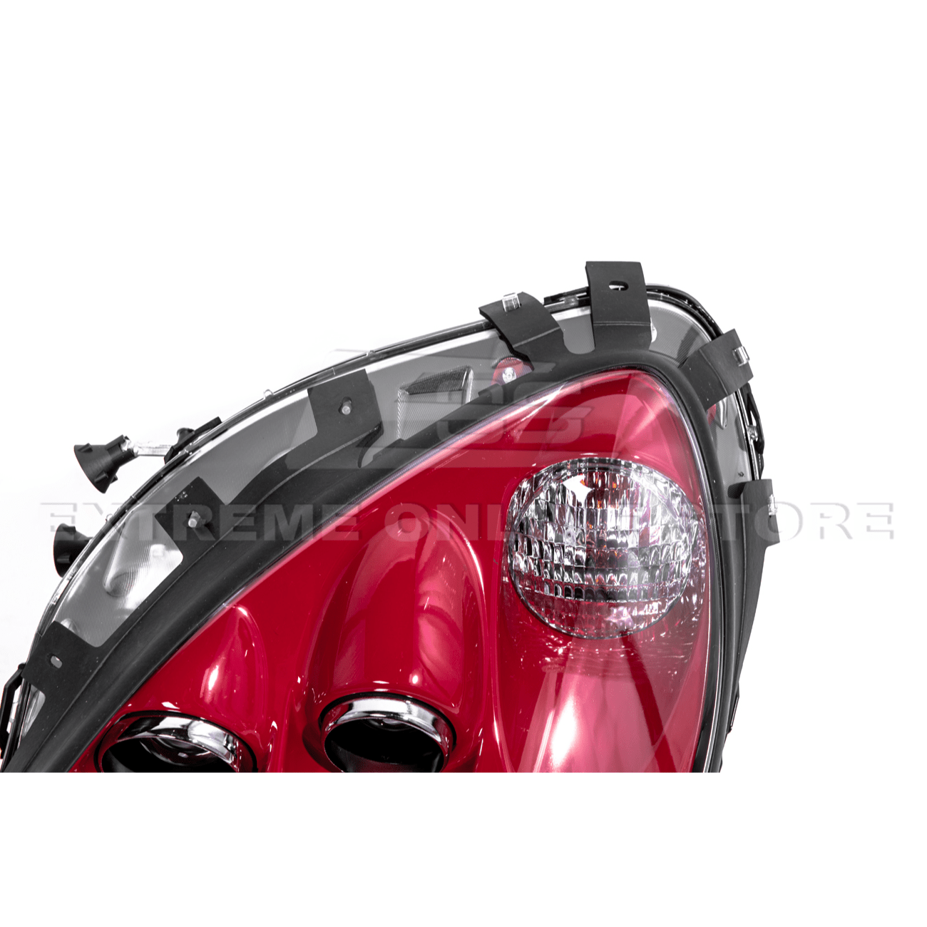 Chevrolet Corvette C6 OEM Style Clear Lens Painted Housing HID Headlights 2005-2013