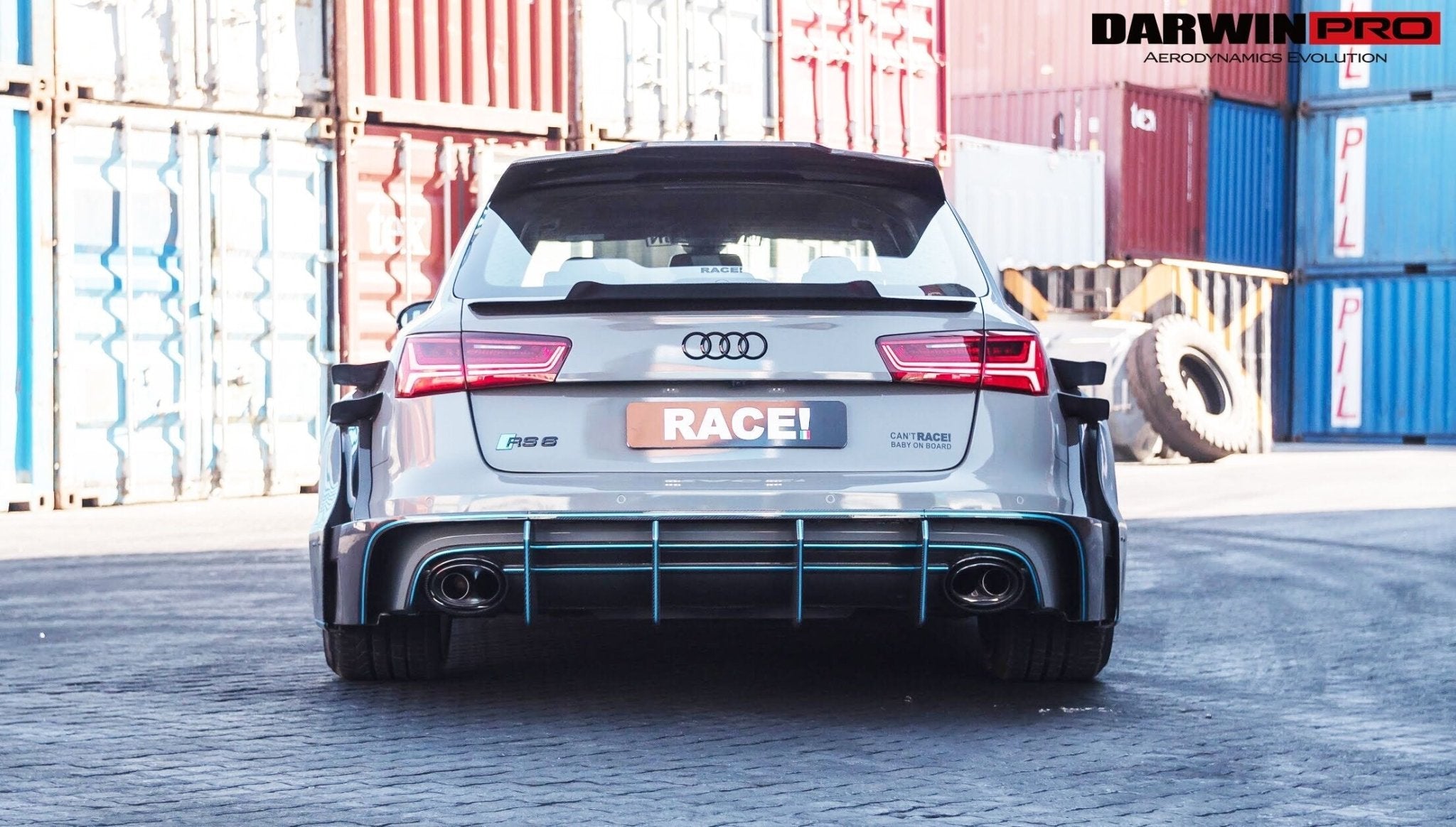 2013 - 2018 Audi RS6 Avant BKSS Style Trunk Spoiler