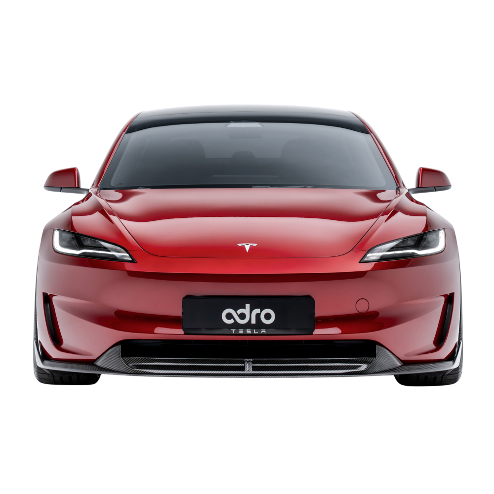 Adro Tesla Model 3 Highland Performance Carbon Fiber Front Lip (2024+)
