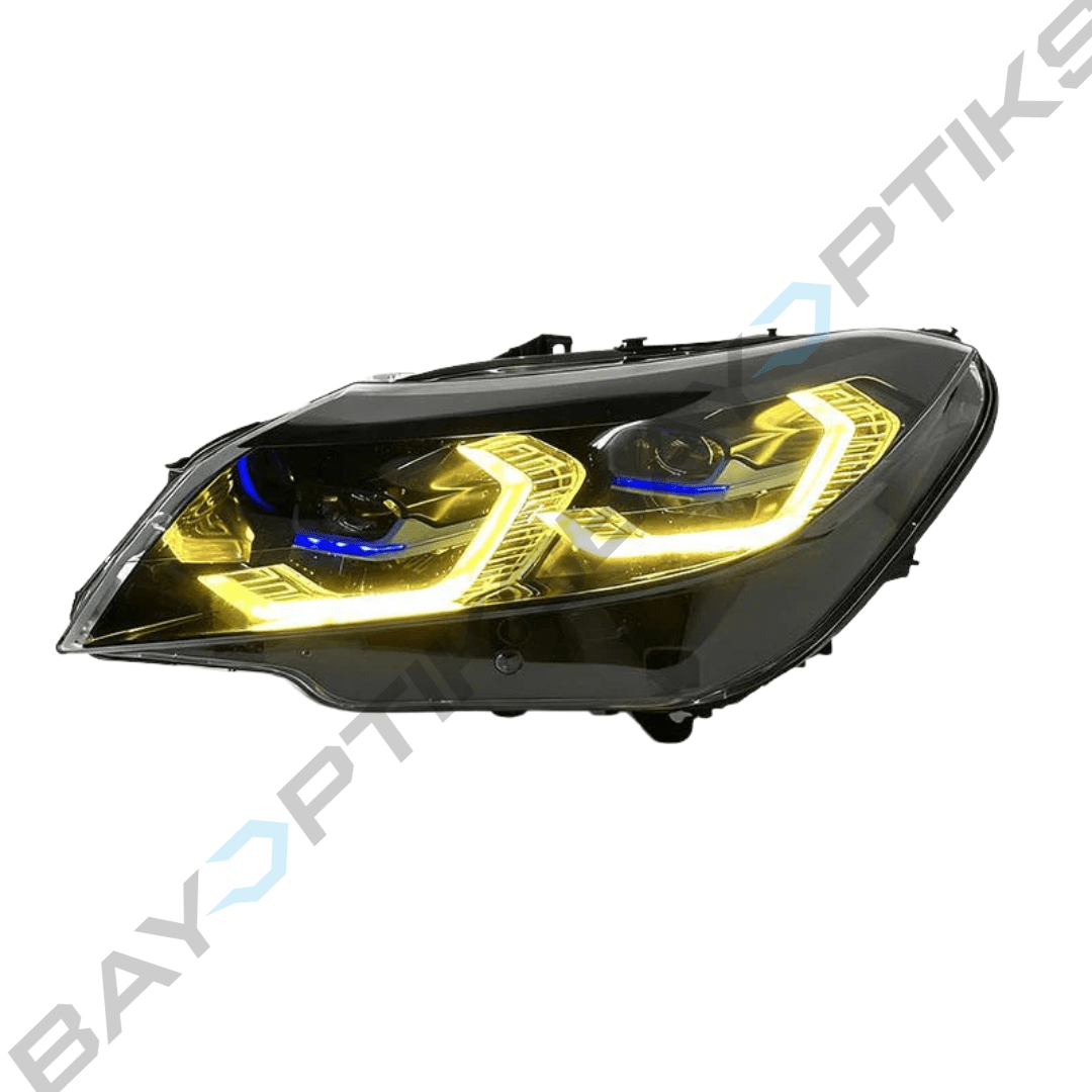 BMW Z4 E89 Laser Style CSL Yellow/White LED Headlights 2009 - 2016