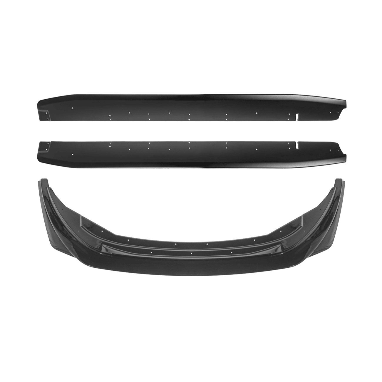Toyota GR86 AS Style Matte Black Front Splitter and Side Skirt Kit 2022-Up
