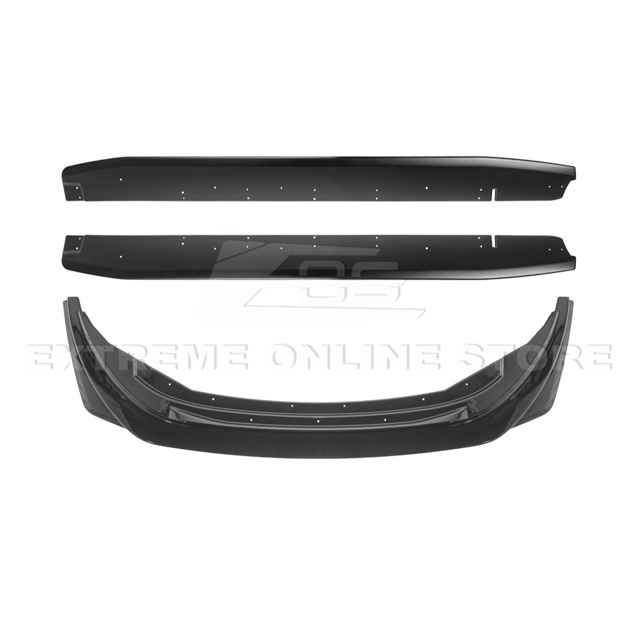 Toyota GR86 AS Style Matte Black Front Splitter and Side Skirt Kit 2022-Up