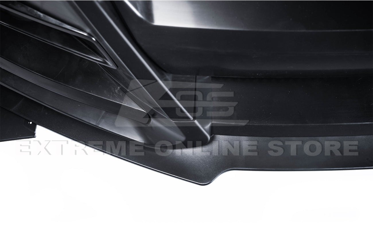 Ford Mustang S550 GT500 Style Conversion Full Body Kit Front Bumper Side Skirts High Wing 2015-2023