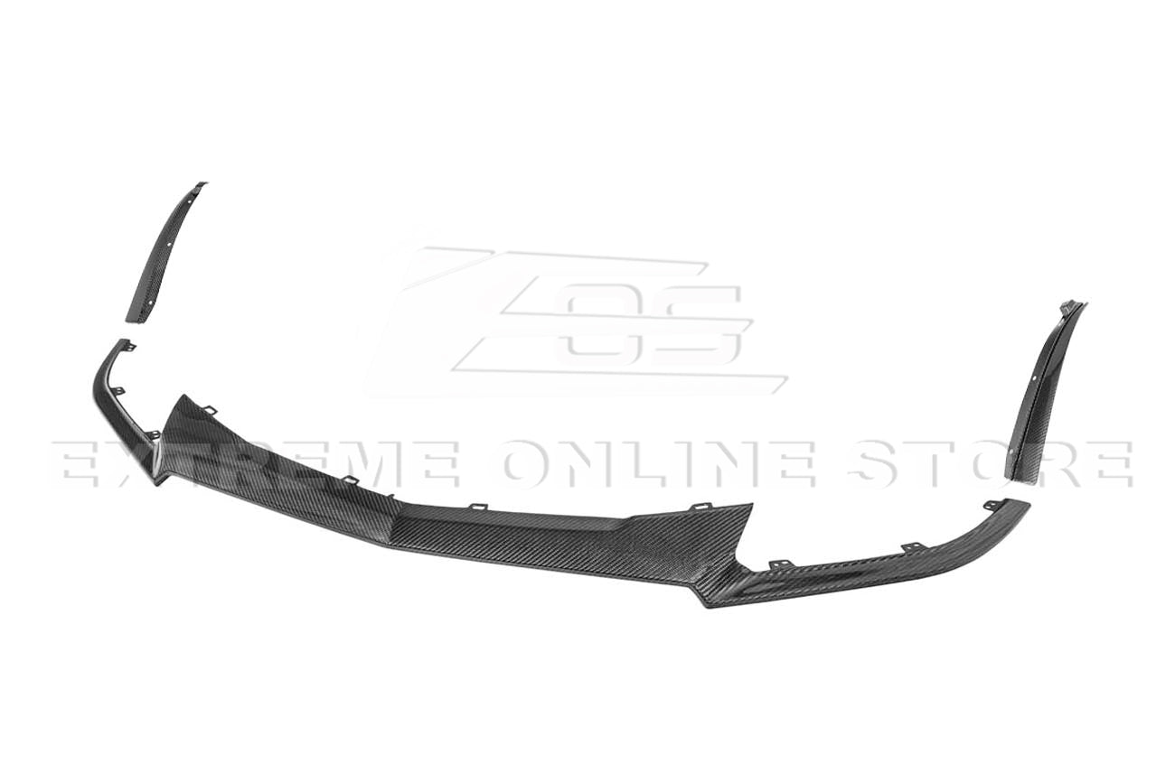 Cadillac ATS-V Track Package Style Dry Carbon Fiber Front Lip & Wheel Arch Extensions 2016-2019