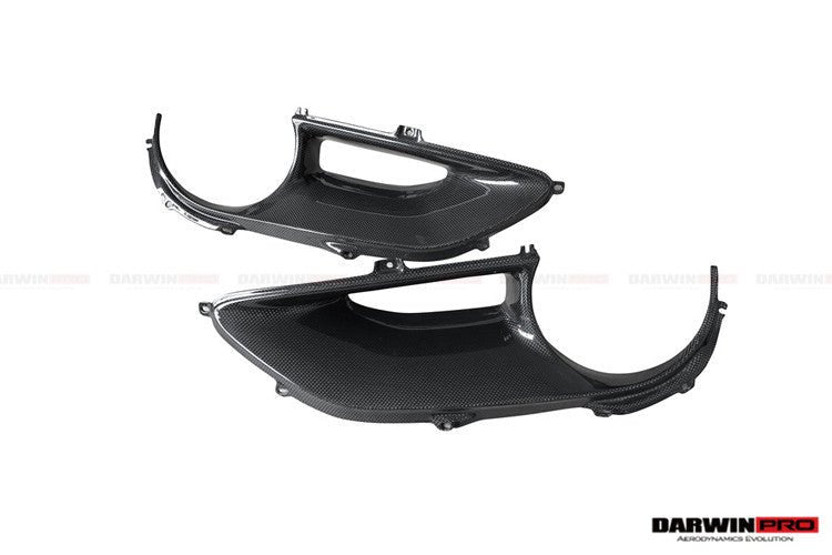 2015 - 2020 Ferrari 488 GTB/Spyder Dry Carbon Fiber Rear Light Satellite Covers