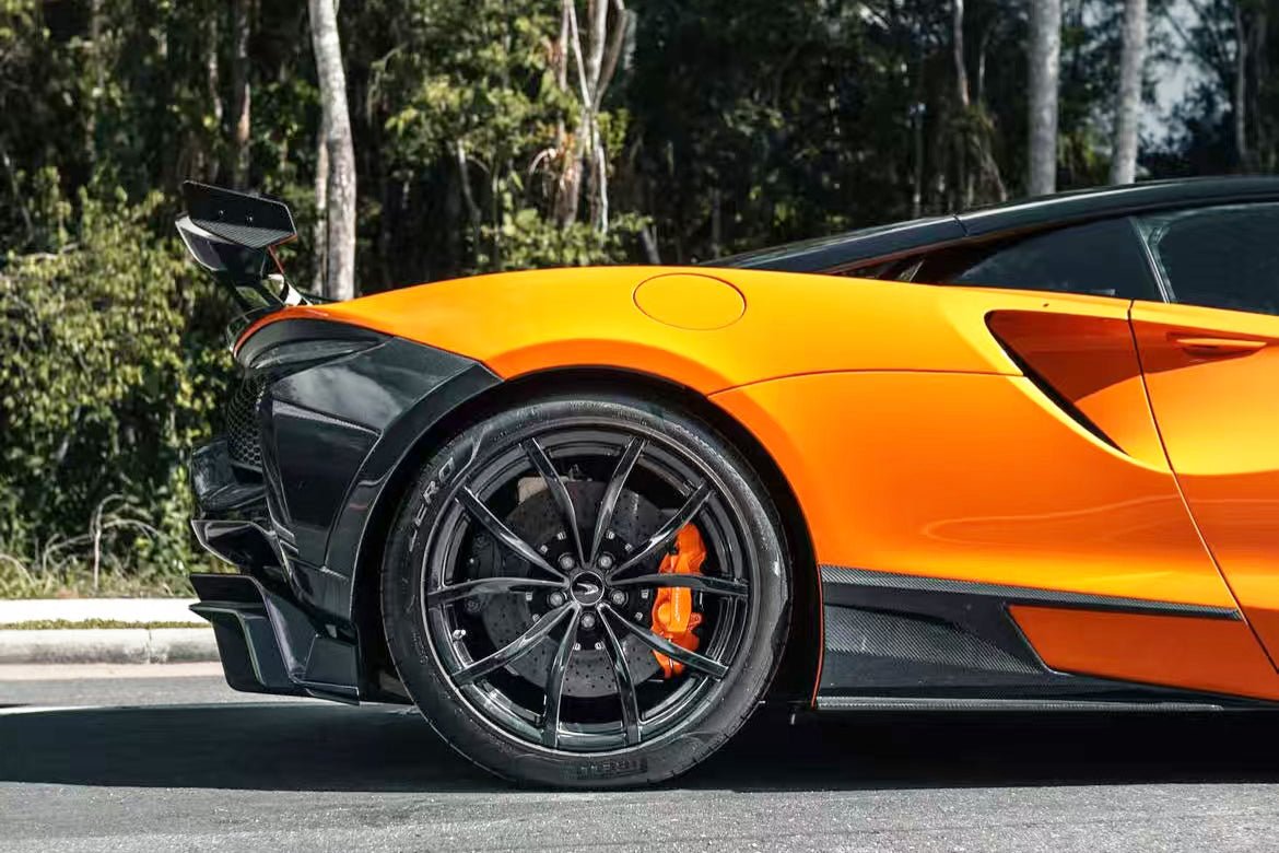 McLaren Artura Coupe Spider AM Style Autoclave Carbon Fiber Side Skirts 2023-Up