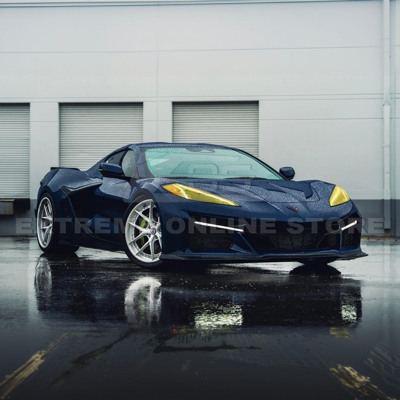 Chevrolet Corvette C8 Z06 Factory Style Carbon Fiber Front Grille Insert 2023-Up