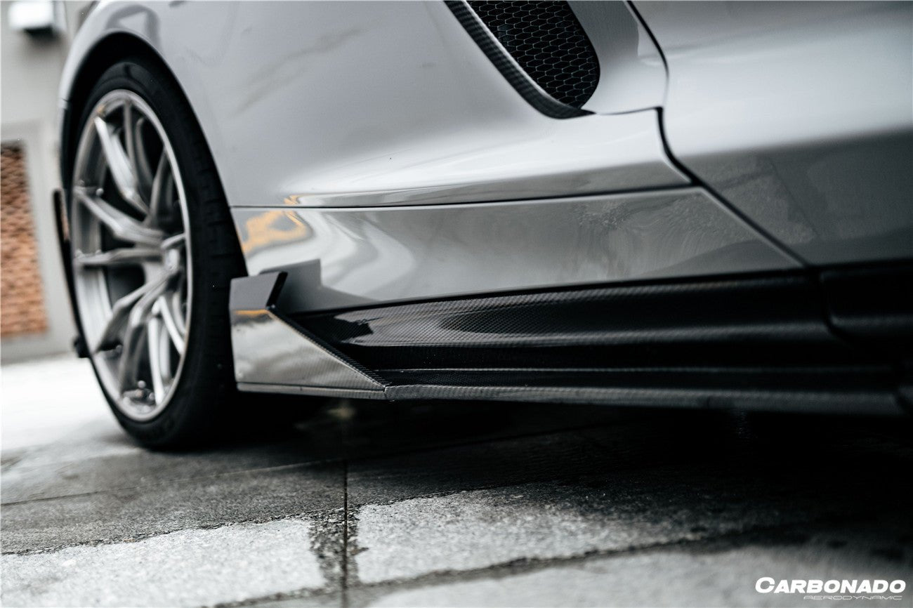 2020 - 2023 McLaren GT WP Style Dry Carbon Fiber Side Skirts