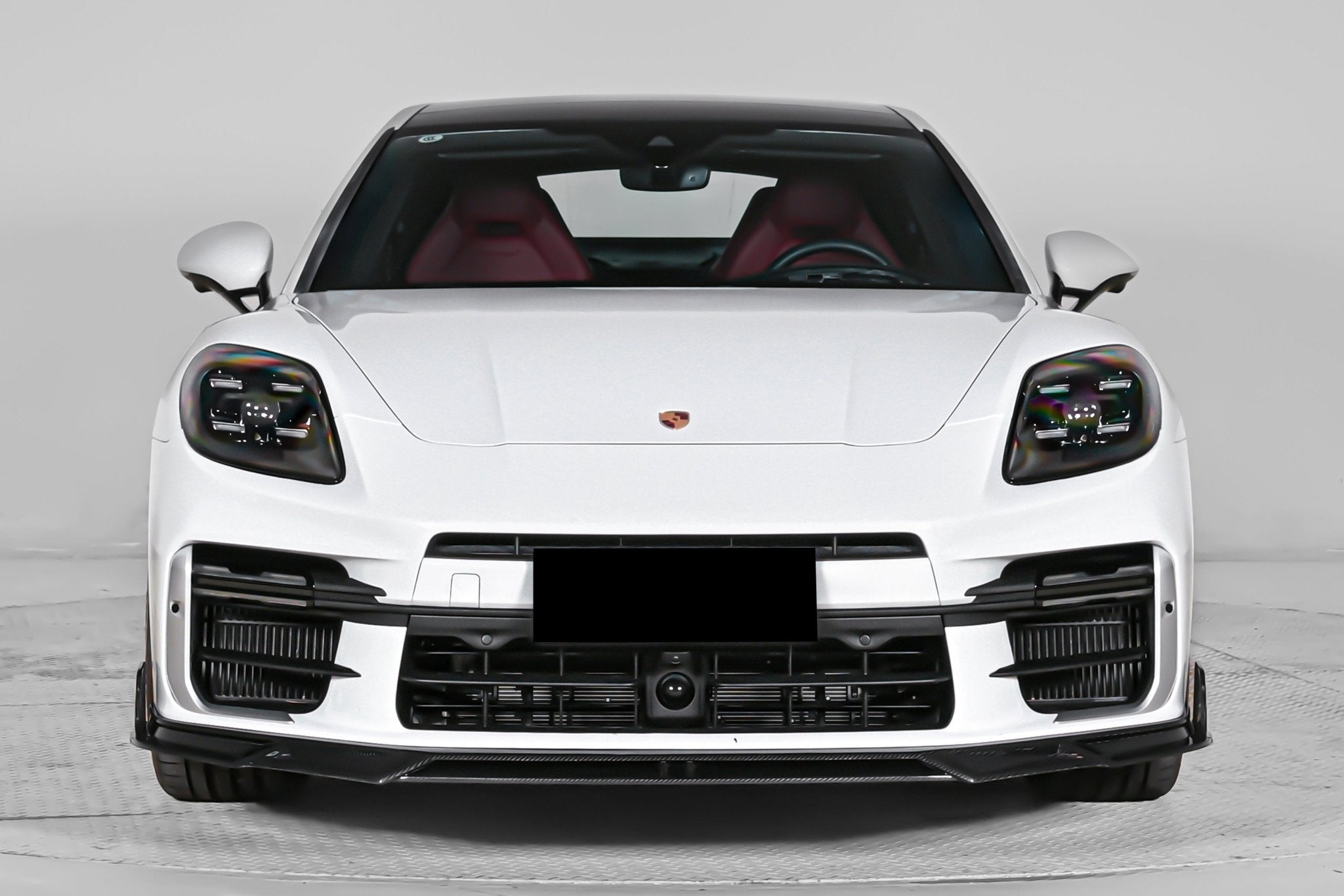Porsche Panamera 976 KDA Style Carbon Fiber Front Lip Splitter 2024-2026