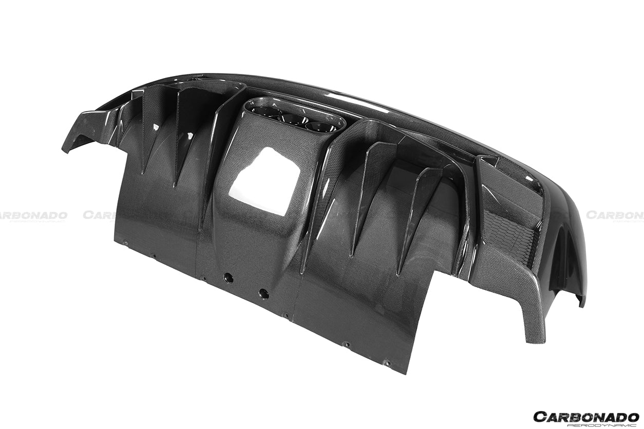 2010 - 2015 Ferrari 458 Italy/Spider VRS Style Rear Bumper W/ Tips