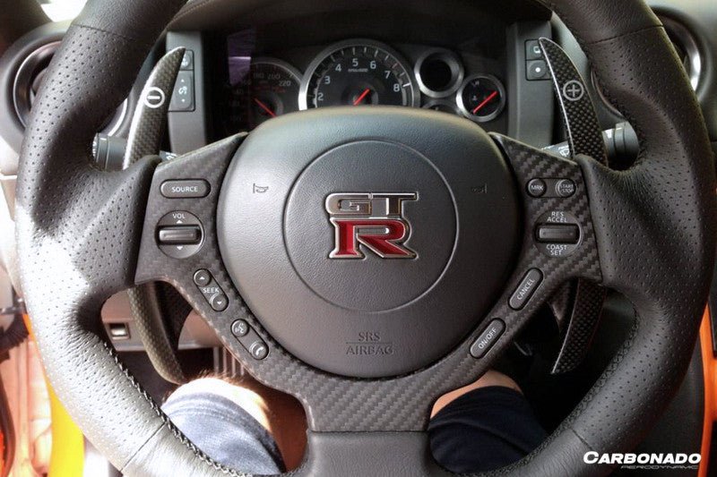 2008 - 2016 Nissan GTR R35 CBA & DBA OEM Style Replacement Shift Paddles