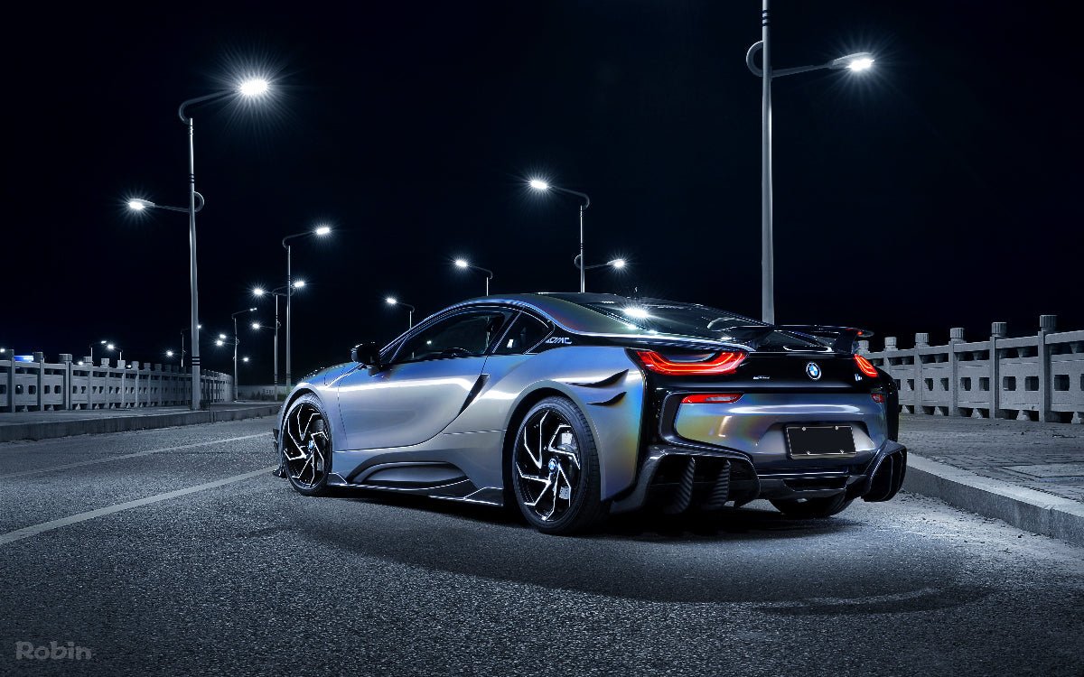 2014-2018 BMW i8 BZK Carbon Fiber Rear Diffuser