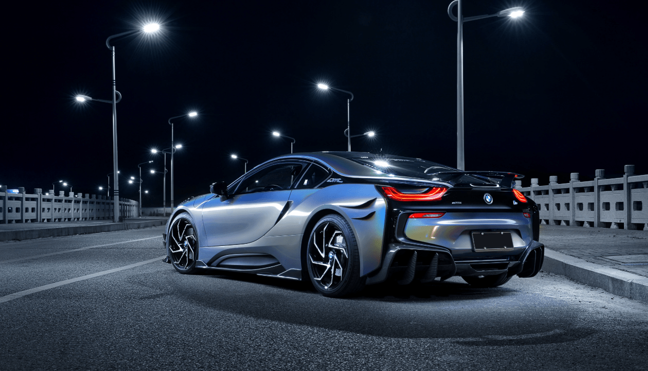 2014-2018 BMW i8 BZK Carbon Fiber Rear Canards