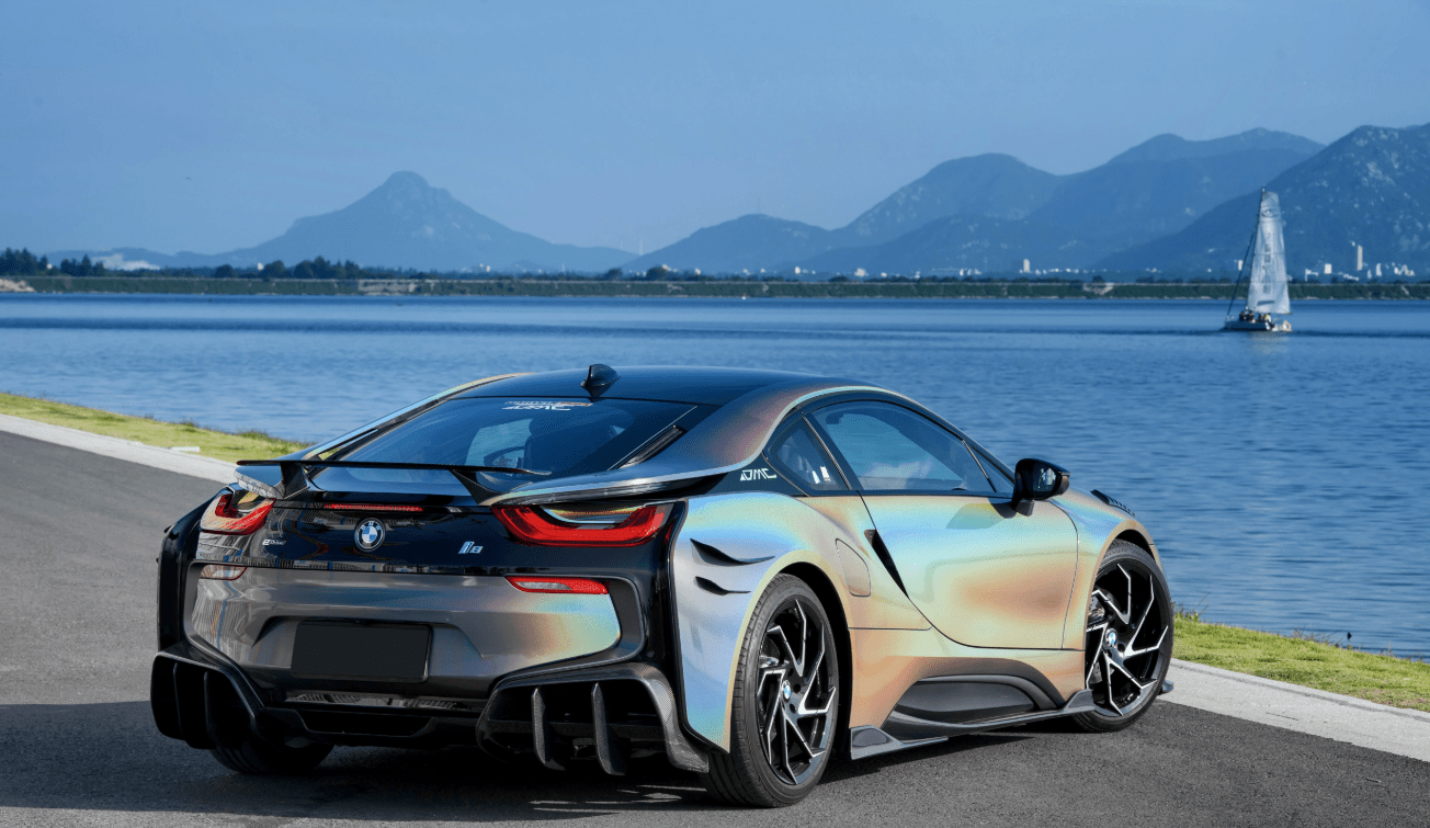 2014-2018 BMW i8 BZK Carbon Fiber Rear Diffuser