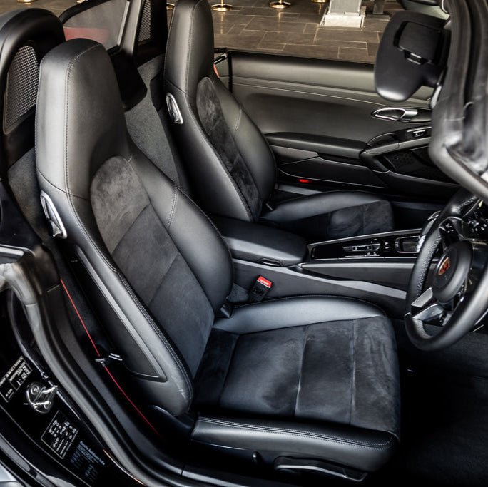 Porsche 718 Cayman 982 Custom Leather Seat Covers 2017-Up