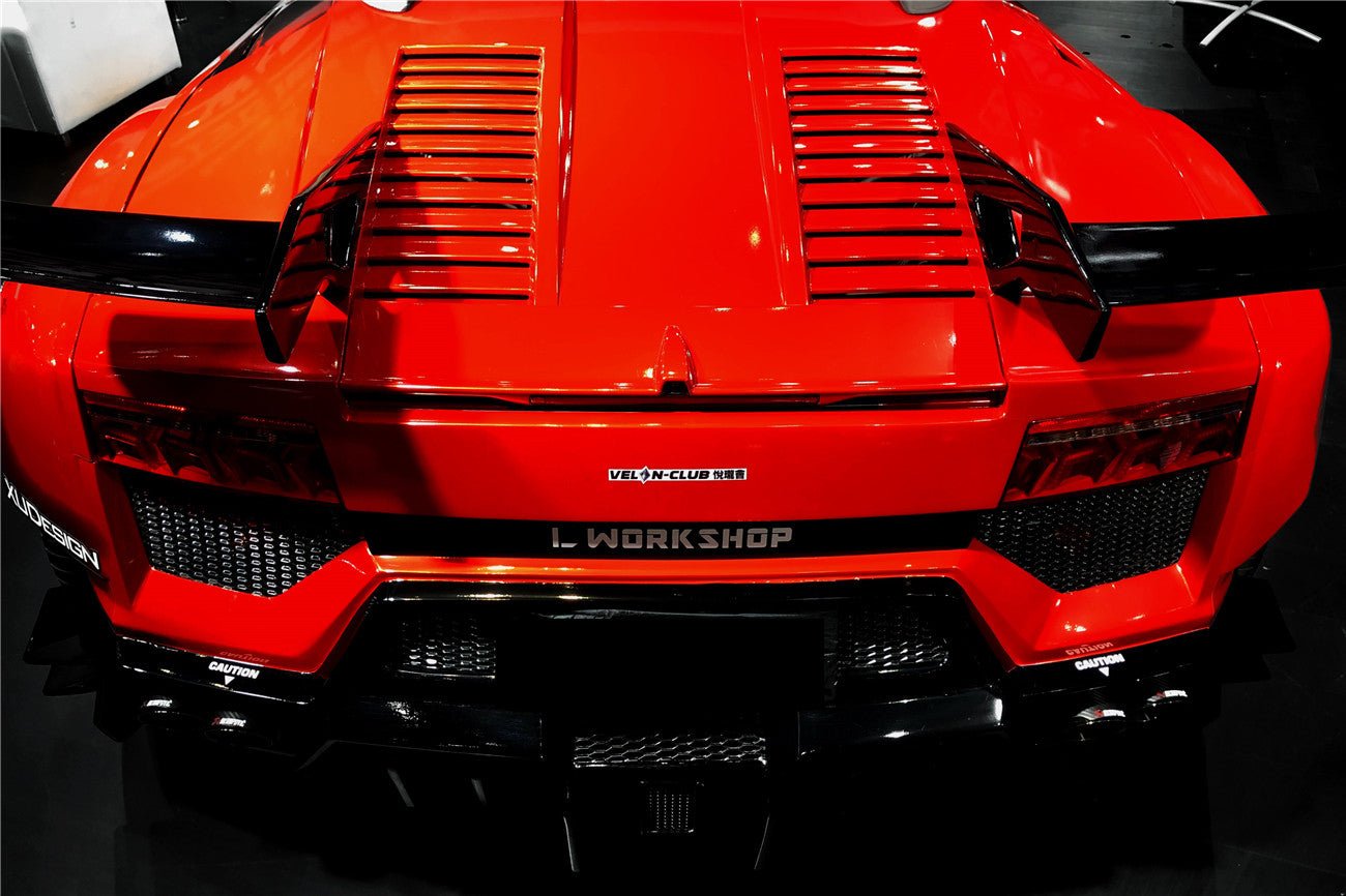 2004 - 2014 Lamborghini Gallardo Spyder Only IRON Trunk Spoiler Wing