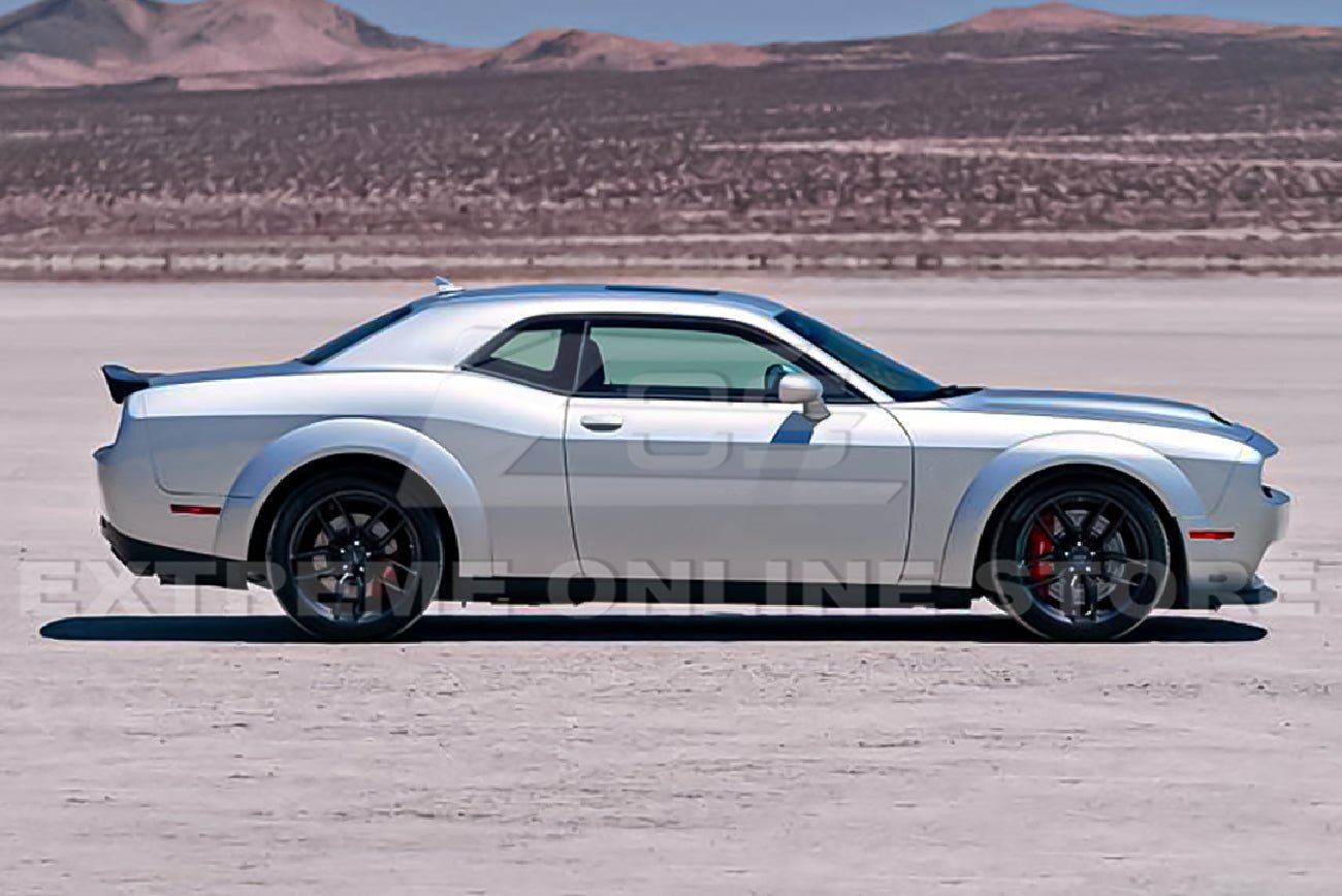 Dodge Challenger SRT Hellcat Demon Widebody Style Flat Black Fender Flares 2015-Up