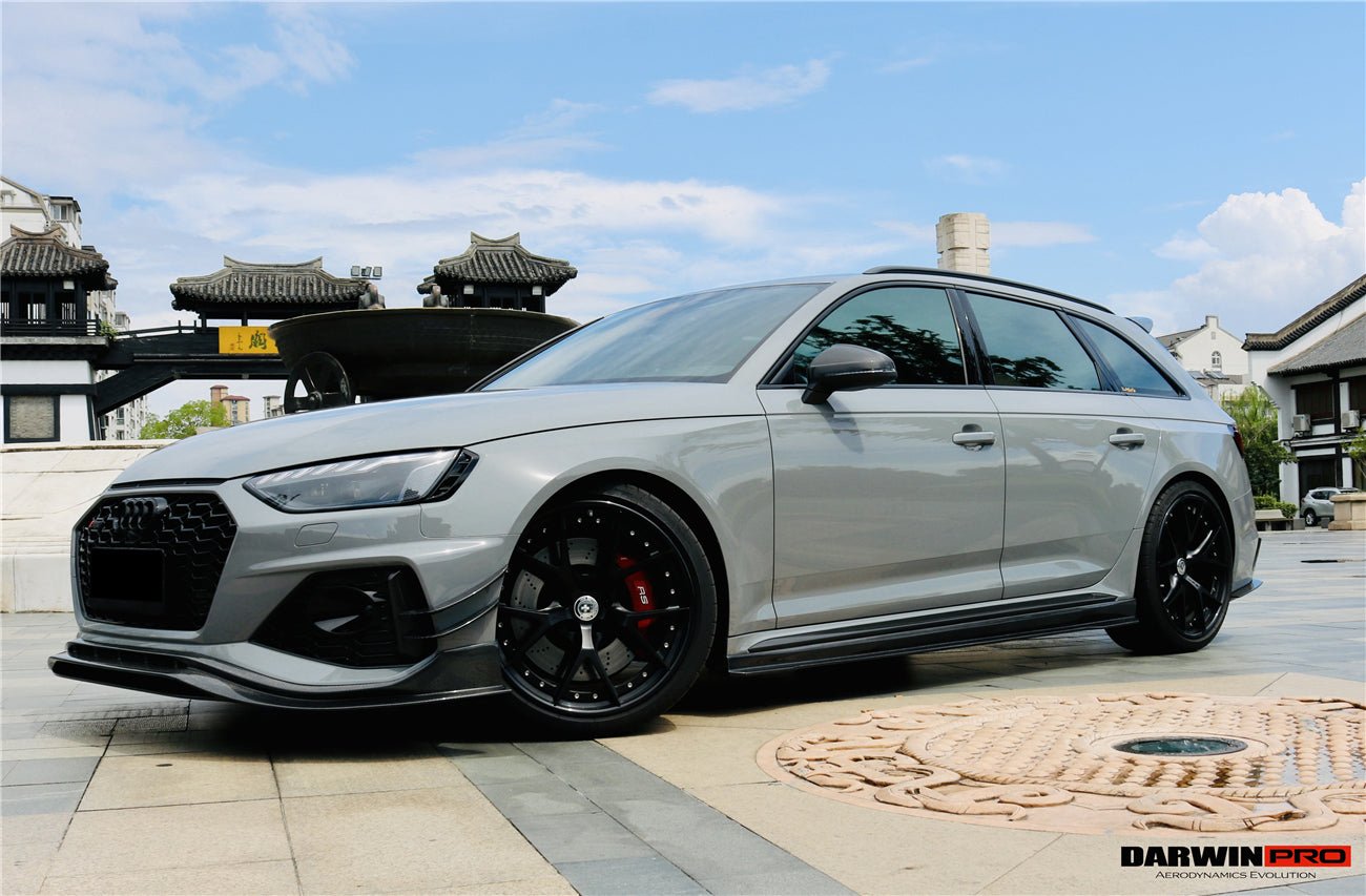 2020 - 2024 Audi RS4 B9.5 BKSS Style Carbon Fiber Front Bumper Canards