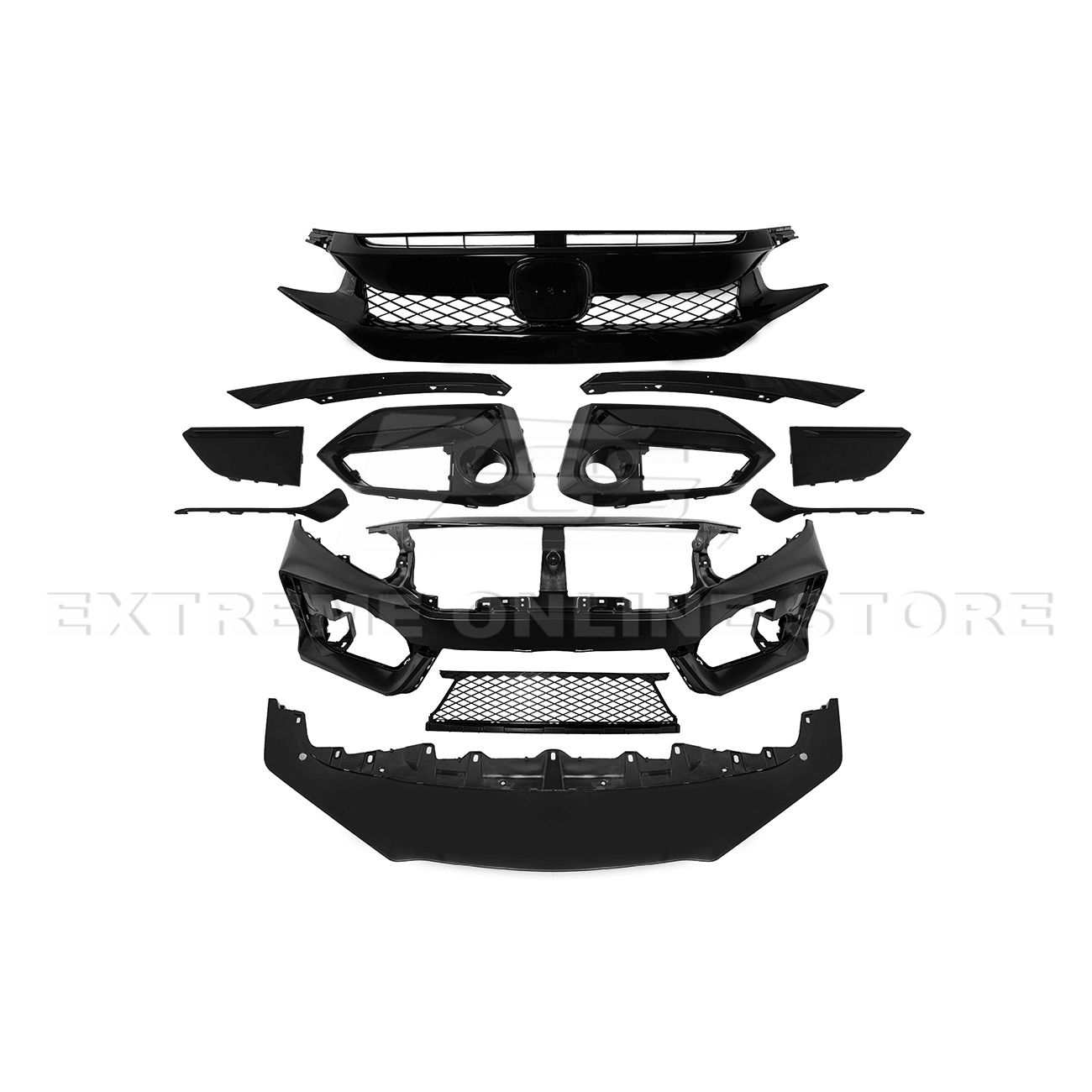 Honda Civic FK7 FK8 Type R Style Front Bumper Conversion Kit 2016-2021