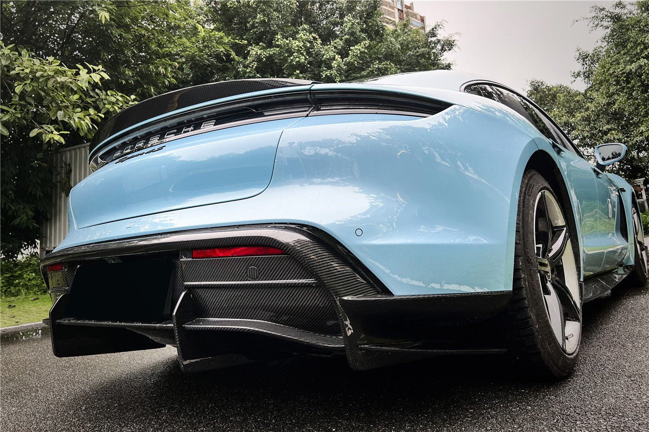 2019 - 2024 Porsche Taycan & 4 & 4S & GTS & TURBO OD Style Rear Diffuser