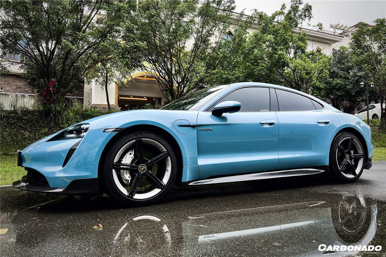 2019 - 2024 Porsche Taycan & 4 & 4S & GTS & TURBO OD Style Front Lip