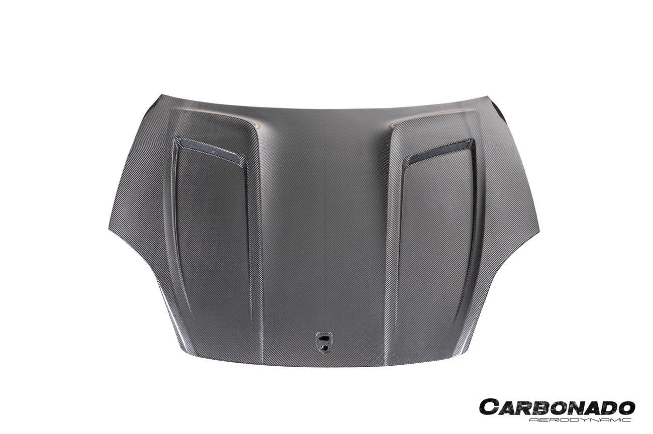 Porsche Cayenne 9Y0.2 S Coupe E-Hybrid KT Style Dry Carbon Fiber Hood 2024-2025