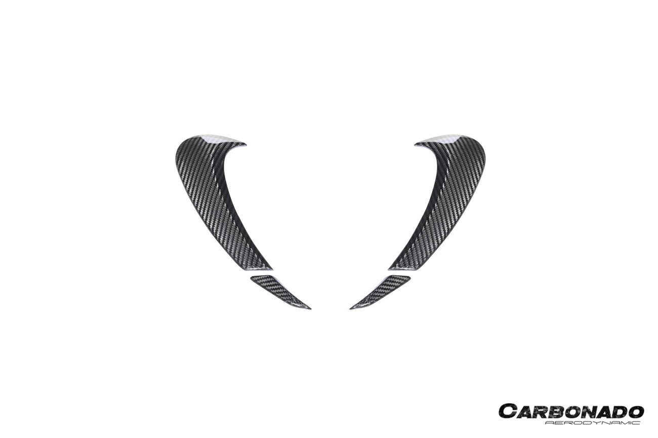 Porsche Cayenne 9Y0.2 MSY Style Dry Carbon Fiber Headlight Eyelid Eyebrow Cover 2024-2025