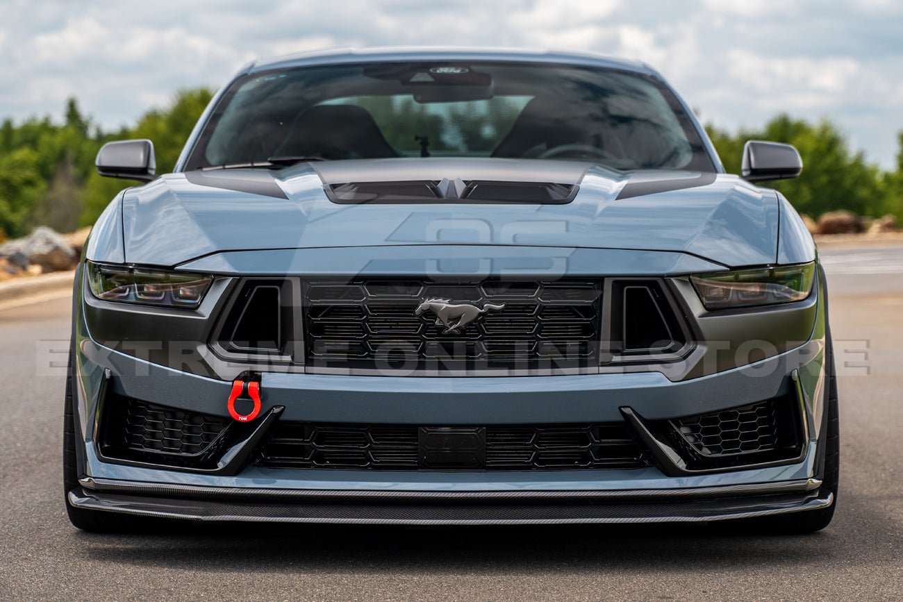 Ford Mustang S650 Dark Horse Carbon Fiber Front Lip Splitter Handling Package 2024-Up