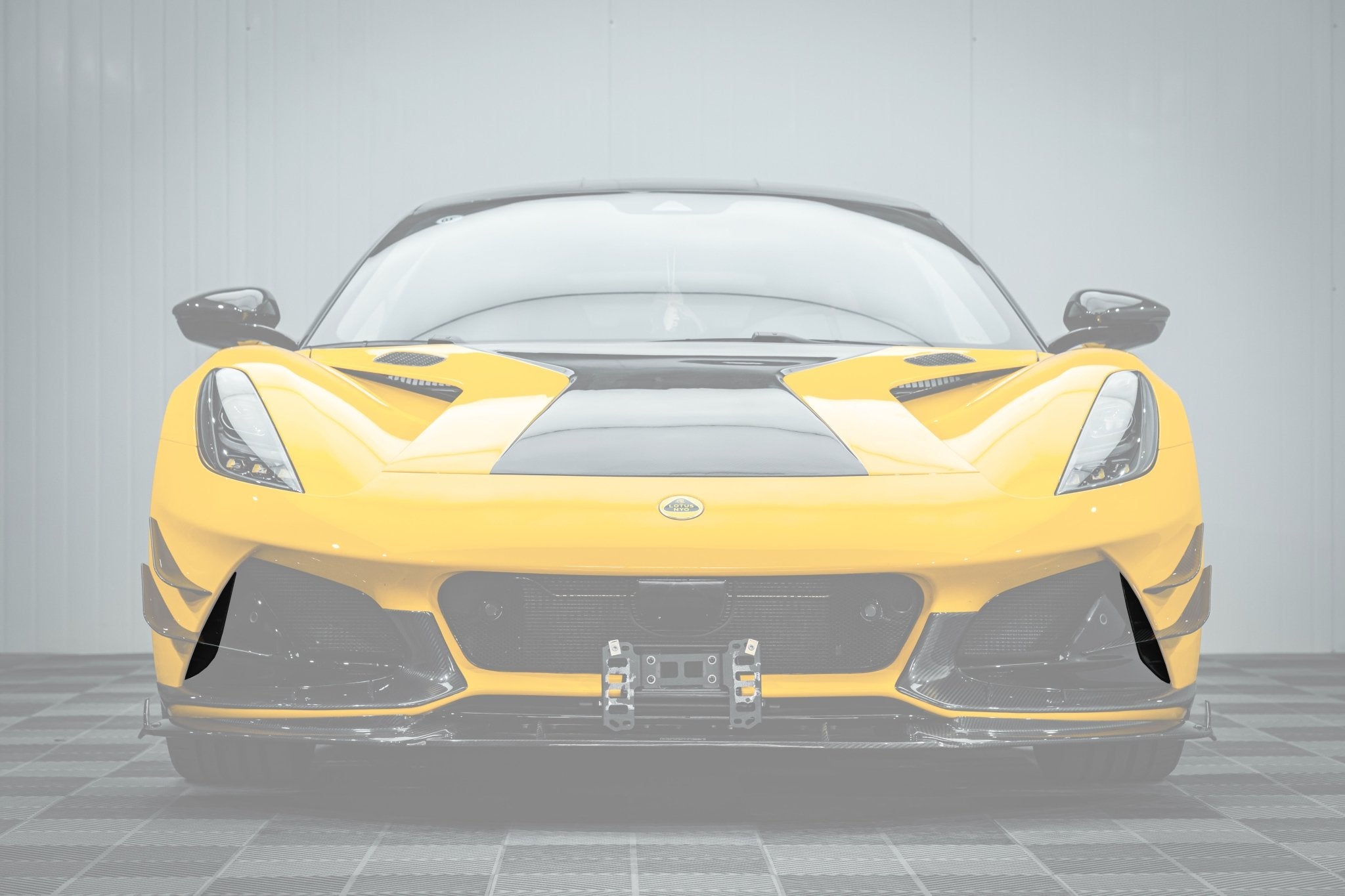 2021-2024 Lotus Emira NYO MNK Style Dry Carbon Fiber Front Bumper Vent Trims - Carbonado