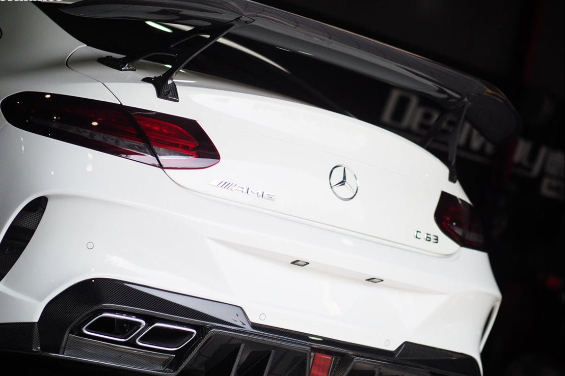 Mercedes W205 C-Class Coupe IMP Carbon Fiber Trunk Spoiler (2015-2021)