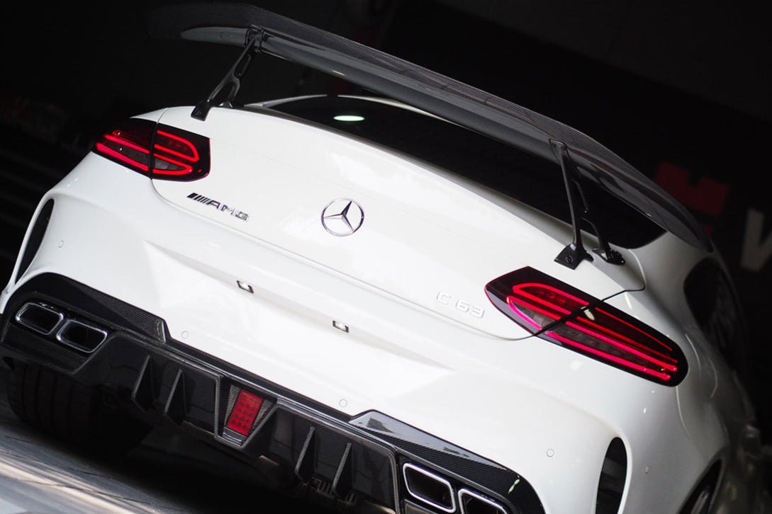 Mercedes W205 C-Class Coupe IMP Carbon Fiber Trunk Spoiler (2015-2021)