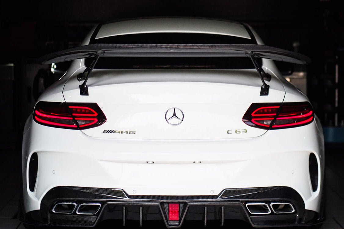Mercedes W205 C-Class Coupe IMP Carbon Fiber Trunk Spoiler (2015-2021)