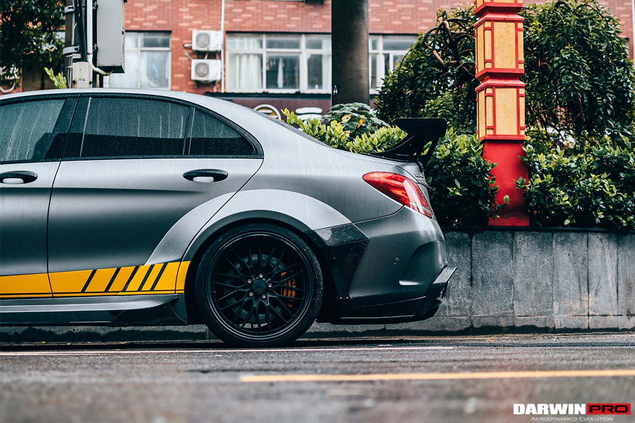 2015 - 2018 Mercedes Benz W205 C63/S AMG Sedan IMP Performance Carbon Fiber Rear Caps