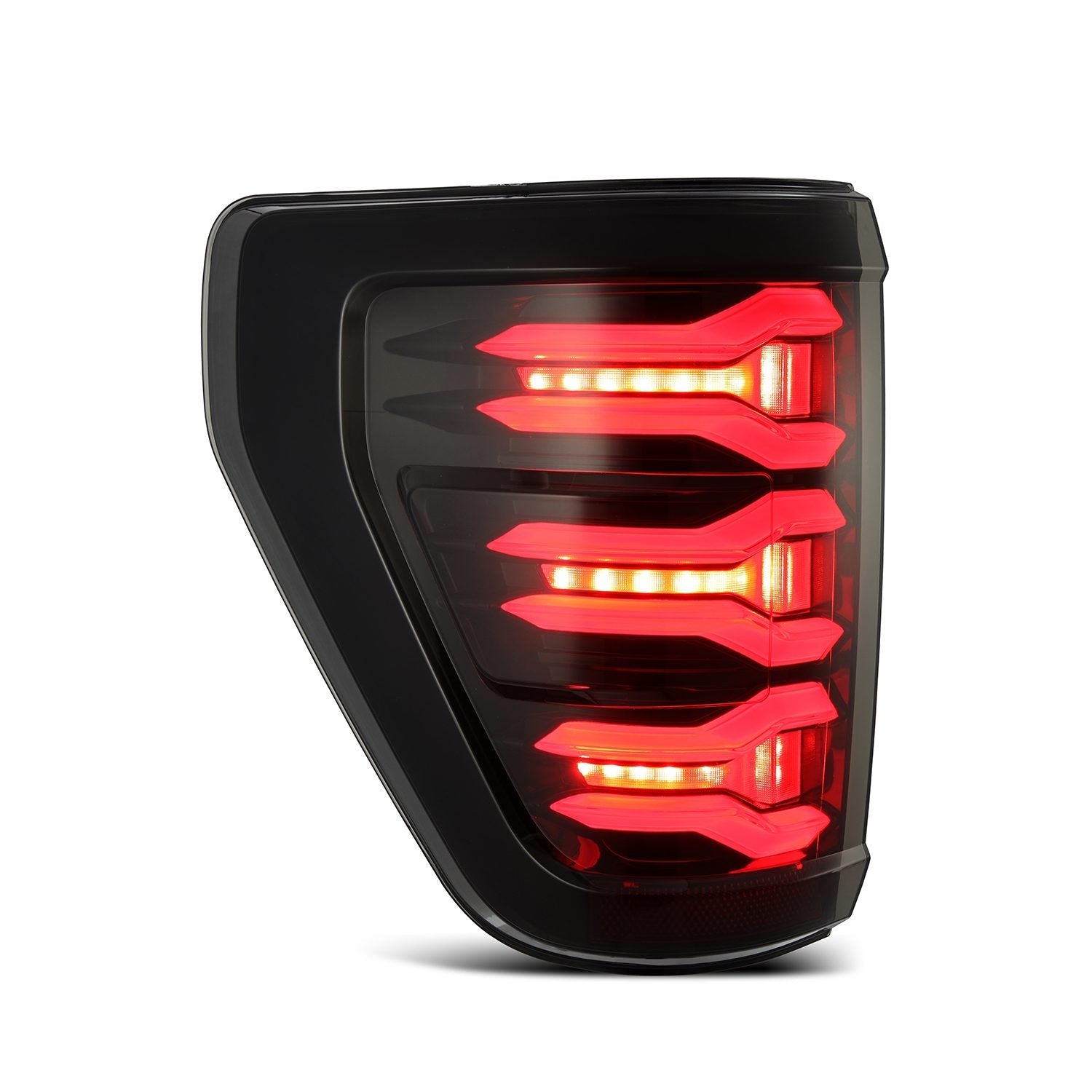 21-23 Ford F150/F150 Raptor LUXX-Series LED Tail Lights Black-Red | AlphaRex