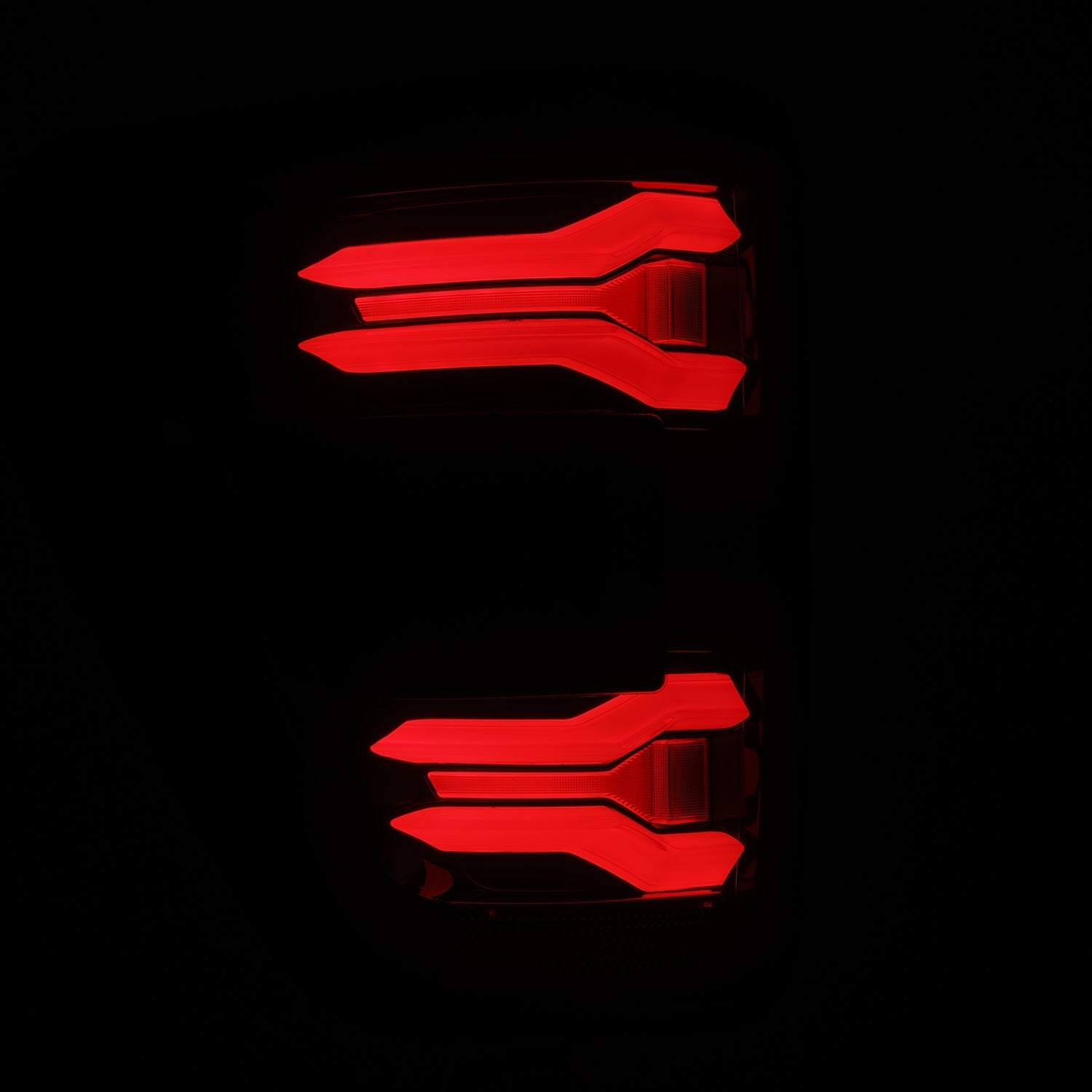 21-23 Ford F150 (with BLIS) LUXX-Series LED Tail Lights Black-Red | AlphaRex