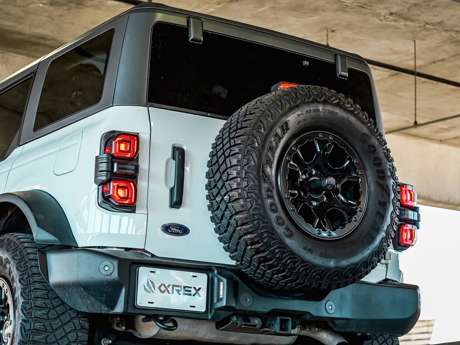 21-25 Ford Bronco NOVA-Series Prismatic LED Tail Lights Black | AlphaRex