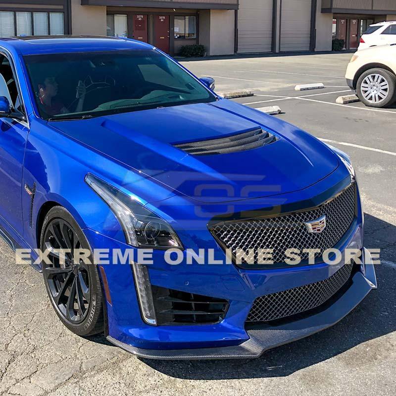 2016-Present Cadillac CTS-V Carbon Fiber Hood Vent - Extreme Online Store