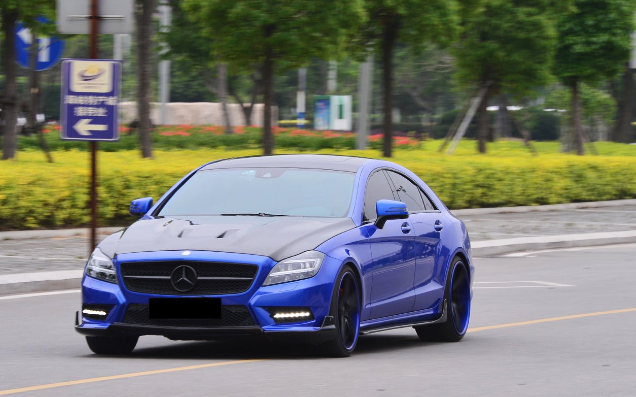 2011 - 2014 Mercedes Benz CLS Class W218 BKSS Style Front Lip (Not Fit AMG)