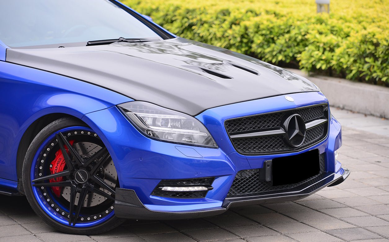 2011 - 2014 Mercedes Benz CLS Class W218 BKSS Style Front Lip (Not Fit AMG)