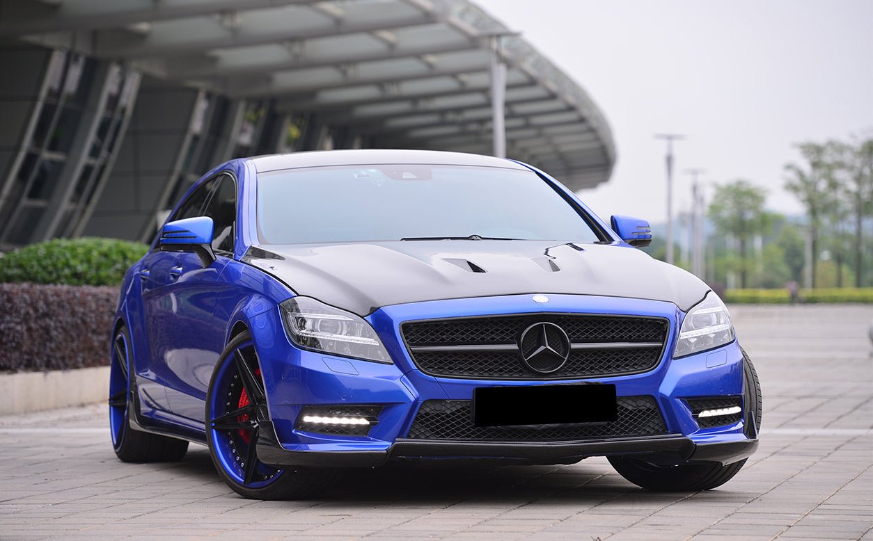 2011 - 2014 Mercedes Benz CLS Class W218 BKSS Style Front Lip (Not Fit AMG)