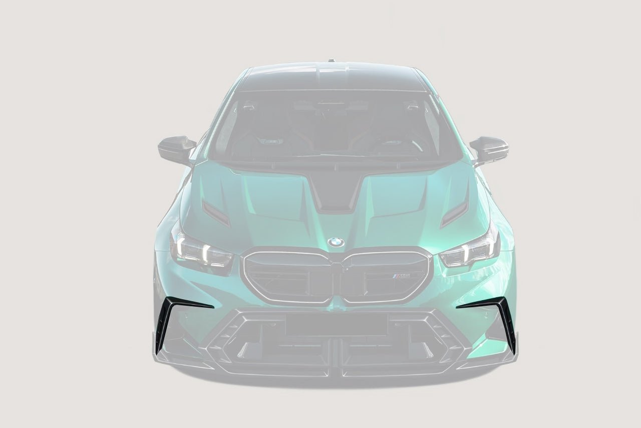 BMW M5 G90 G99 AD Style Autoclave Carbon Fiber Front Bumper Canards 2024-Up