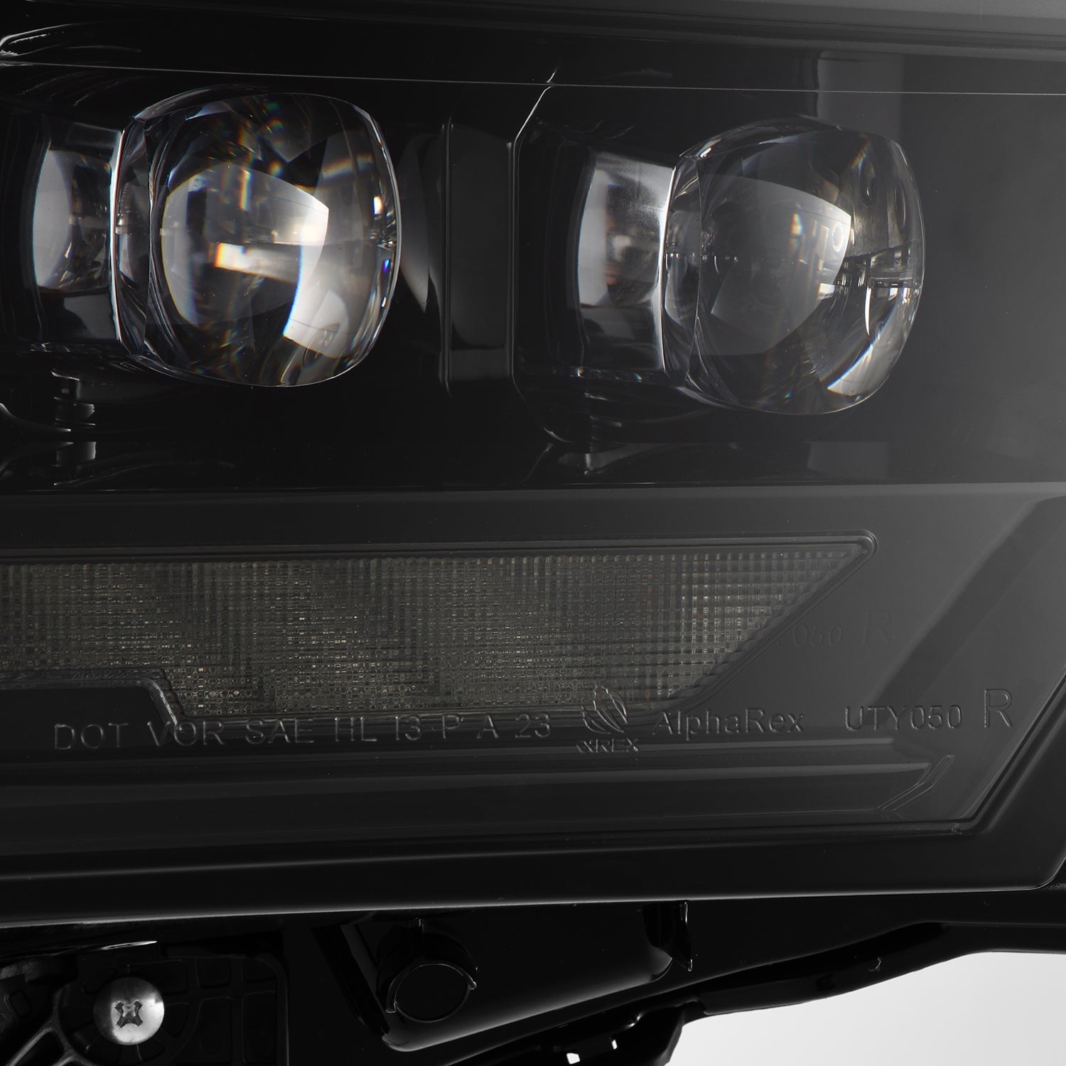 22-25 Toyota Tundra/Sequoia NOVA-Series LED Projector Headlights Alpha-Black | AlphaRex