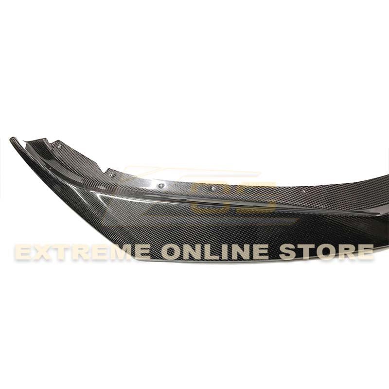 Chevrolet Camaro 6th Gen SS ZL1 Conversion Gloss Black Carbon Fiber Front Lip Splitter 2016-2018