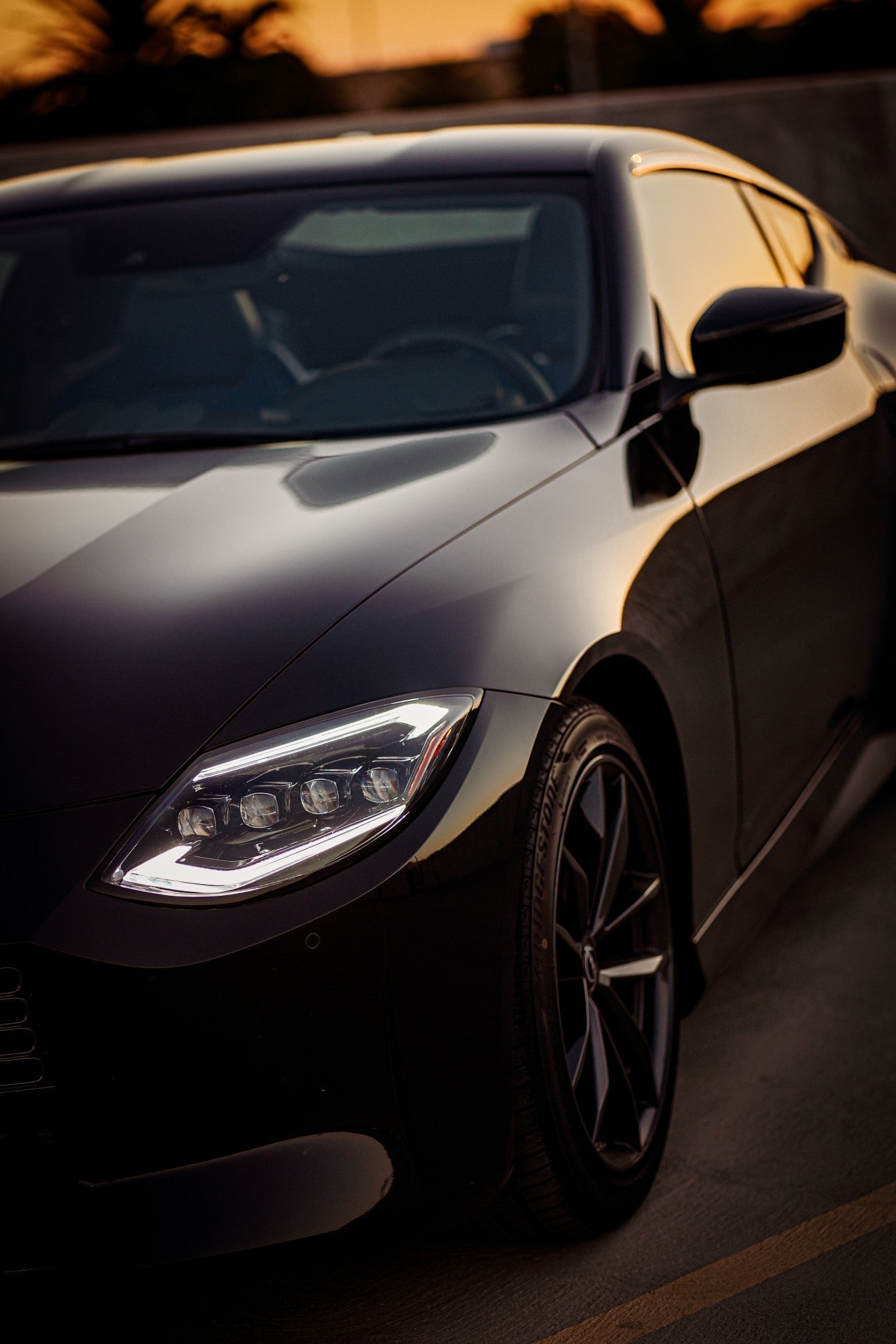 23-25 Nissan Z NOVA-Series LED Projector Headlights Black | AlphaRex